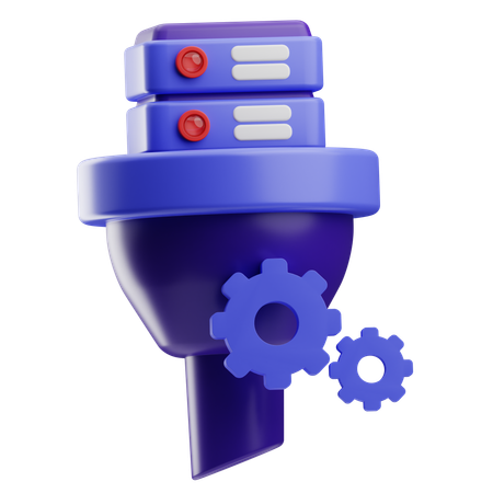 Filtrado de datos  3D Icon