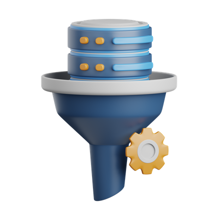 Filtrado de datos  3D Icon