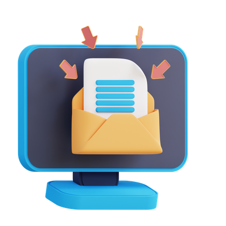 Filtrage des e-mails entrants  3D Icon