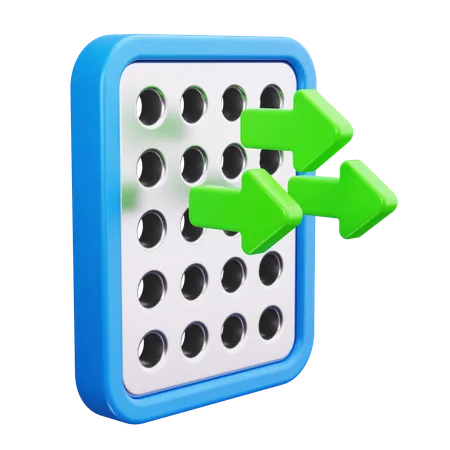 Filtre à air  3D Icon