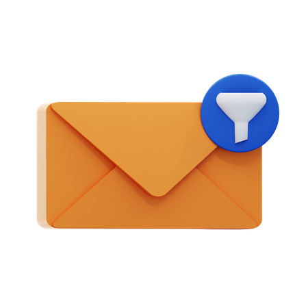 Filtrer les messages  3D Icon