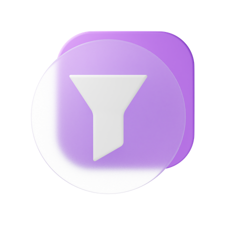 Filtrar  3D Icon