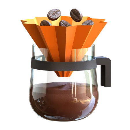 Filtro de café  3D Icon