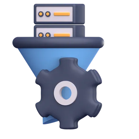 Filtro de datos  3D Icon