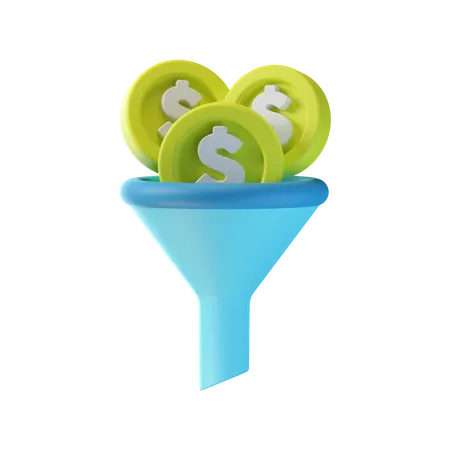 Filtro de dinero  3D Icon