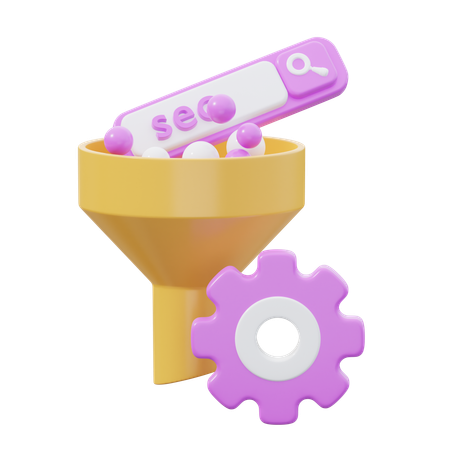 Filtro seo  3D Icon