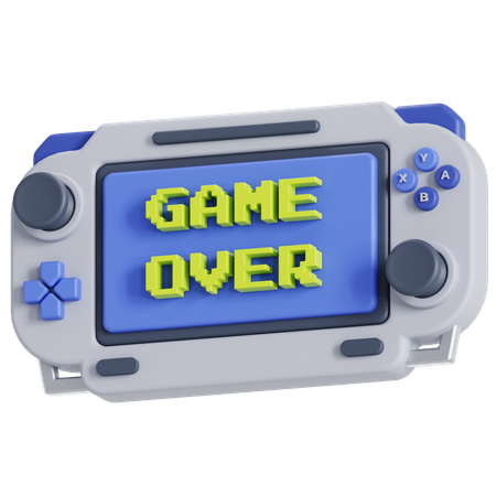 Game Over  3D Icon