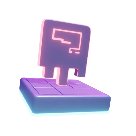 Game Over  3D Icon