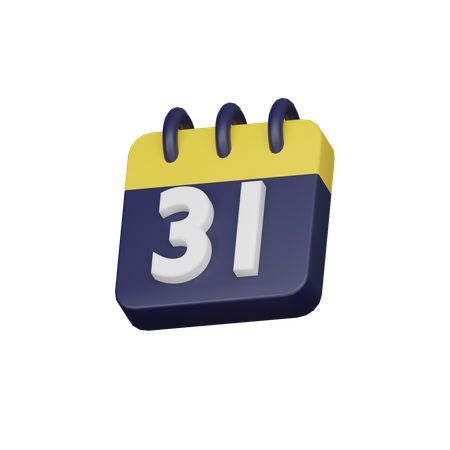 Fin de año  3D Icon