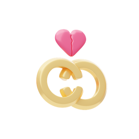 Fin de la relation  3D Icon