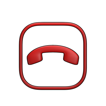 Finalizar llamada  3D Icon