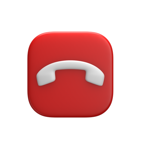 Finalizar llamada  3D Icon
