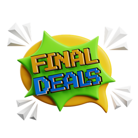 Final Deals  3D Icon