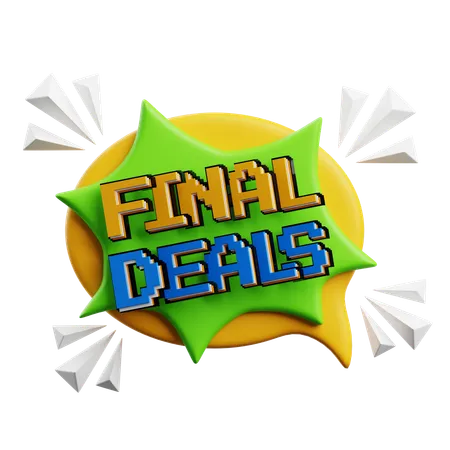 Final Deals  3D Icon