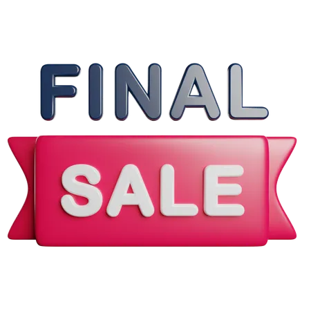 Final Sale Offer 3D Icon