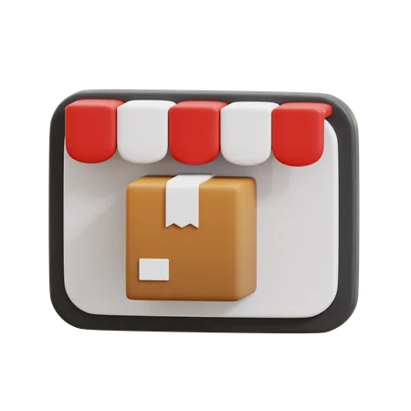 Checkout de compras  3D Icon