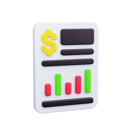 Finança  3D Icon