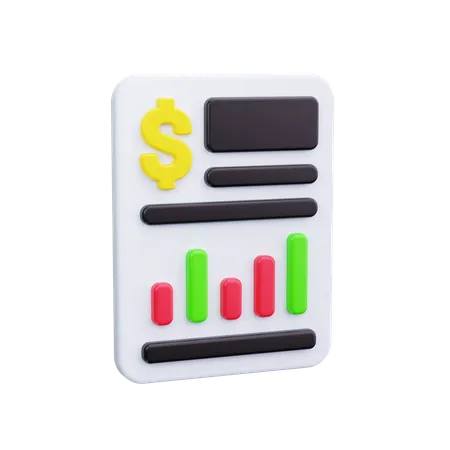 Finança  3D Icon