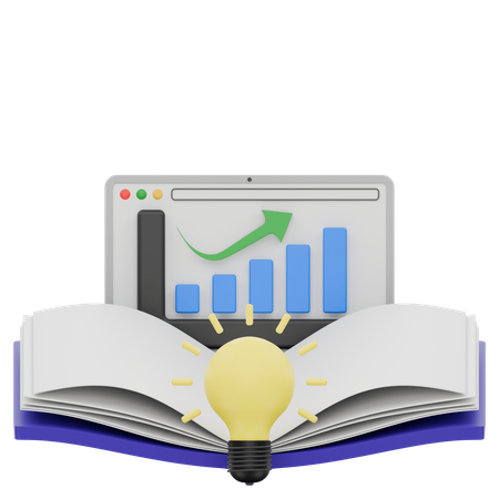 Aprendizagem financeira  3D Icon