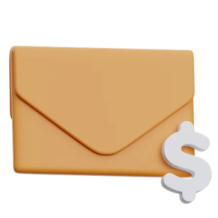 E-mail financeiro  3D Icon