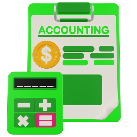 Prancheta de finanças  3D Icon