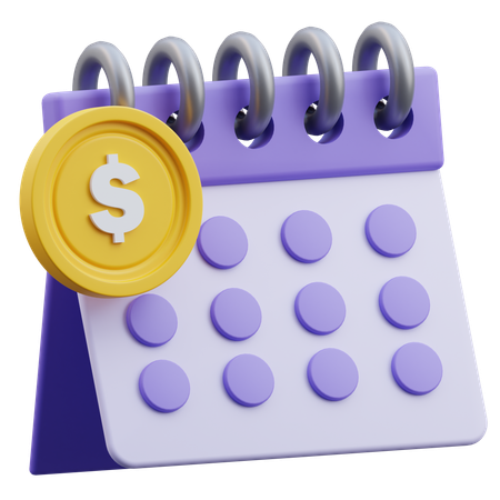 Prazo de financiamento  3D Icon