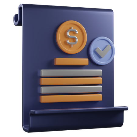 Finance Agreement  3D Icon