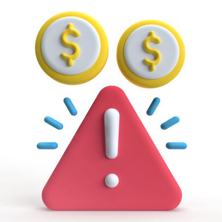 Finance Alert  3D Icon