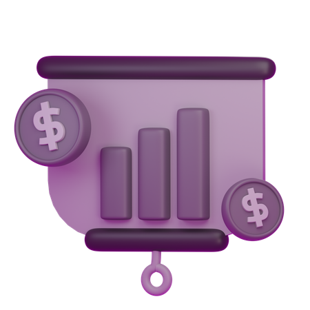 Finance Analys  3D Icon