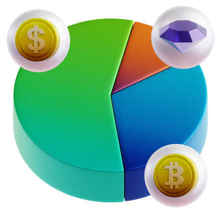Finance Analysis  3D Icon