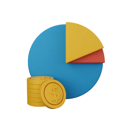 Finance Analysis  3D Icon