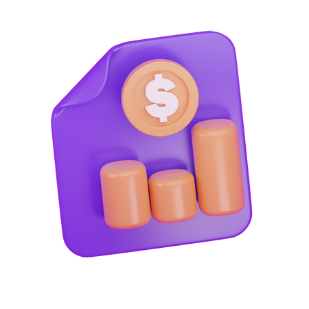 Finance Analysis  3D Icon