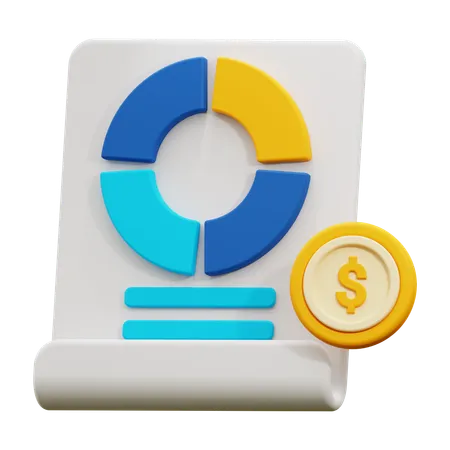 Finance Analysis  3D Icon