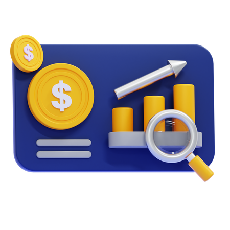 Finance Analysis  3D Icon