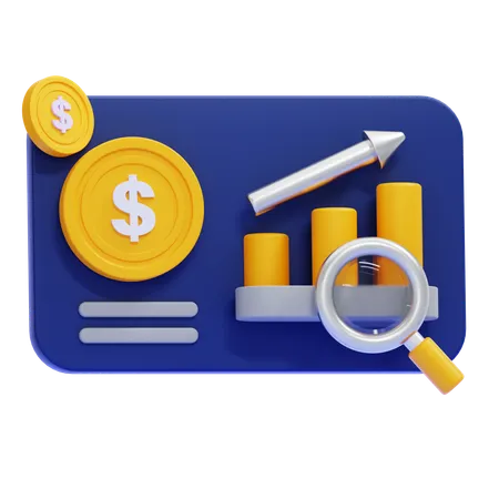 Finance Analysis  3D Icon