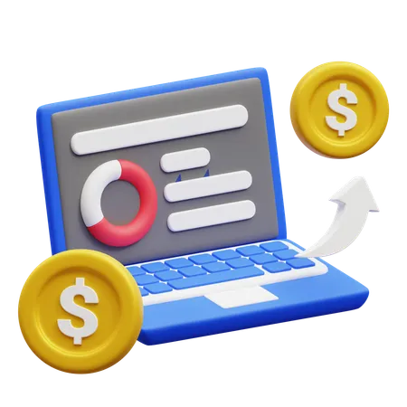 Finance Analysis  3D Icon