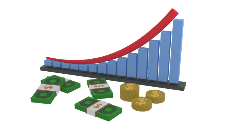 Finance Analysis  3D Icon