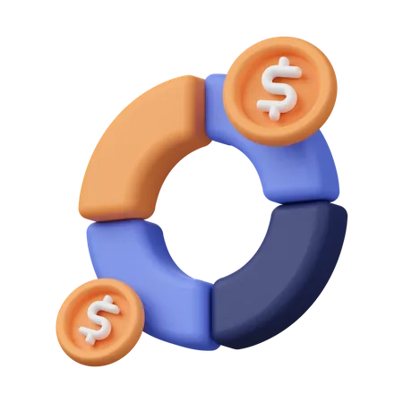 Finance Analysis  3D Icon