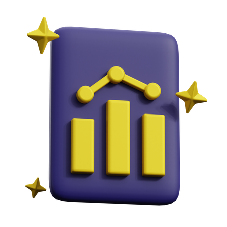 Finance Analysis  3D Icon