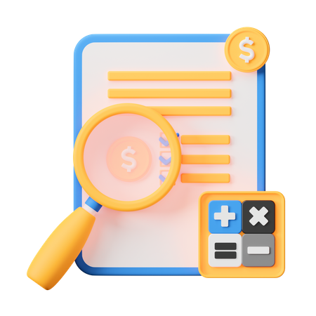 Finance Analysis  3D Icon