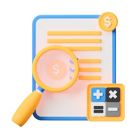 Finance Analysis  3D Icon