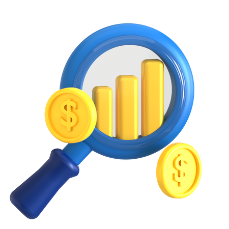 Finance Analysis  3D Icon