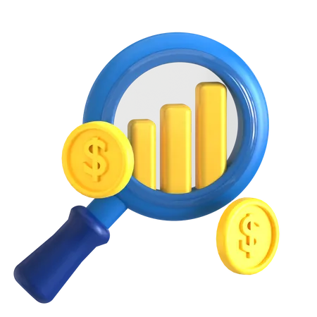 Finance Analysis  3D Icon