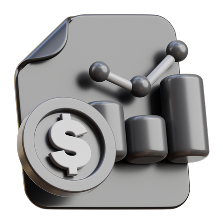 Finance Analysis  3D Icon
