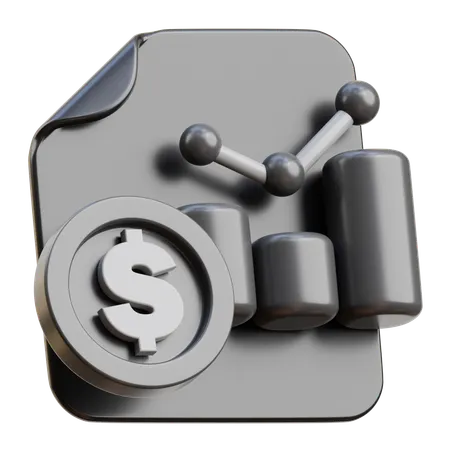 Finance Analysis  3D Icon
