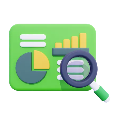 Finance Analysis  3D Icon