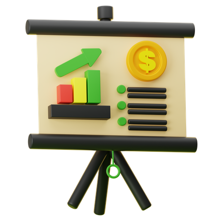 FINANCE ANALYSIS  3D Icon