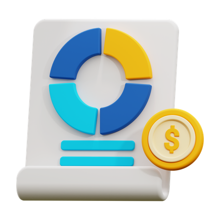 Finance Analysis  3D Icon