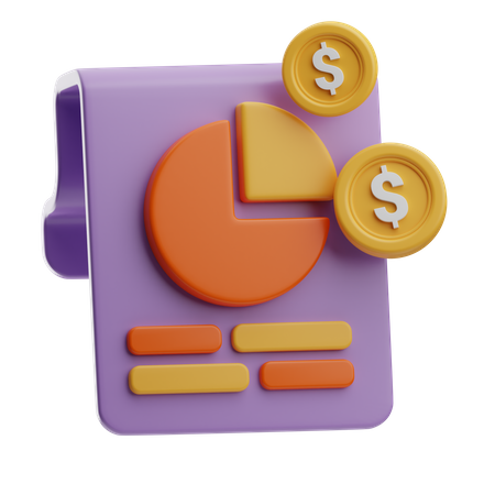 Finance Analysis  3D Icon