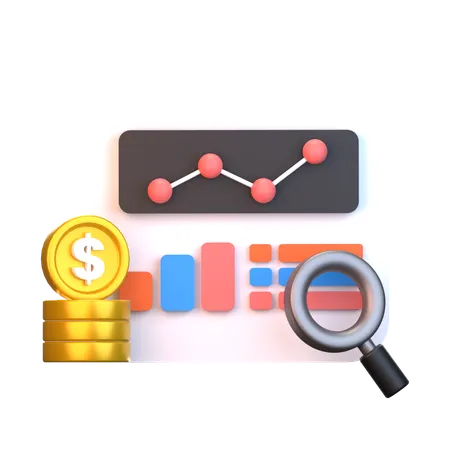 Finance analytic  3D Icon
